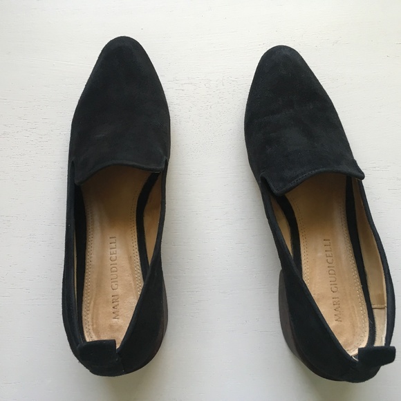 Mari Giudicelli black suede loafer pump - Picture 6 of 7